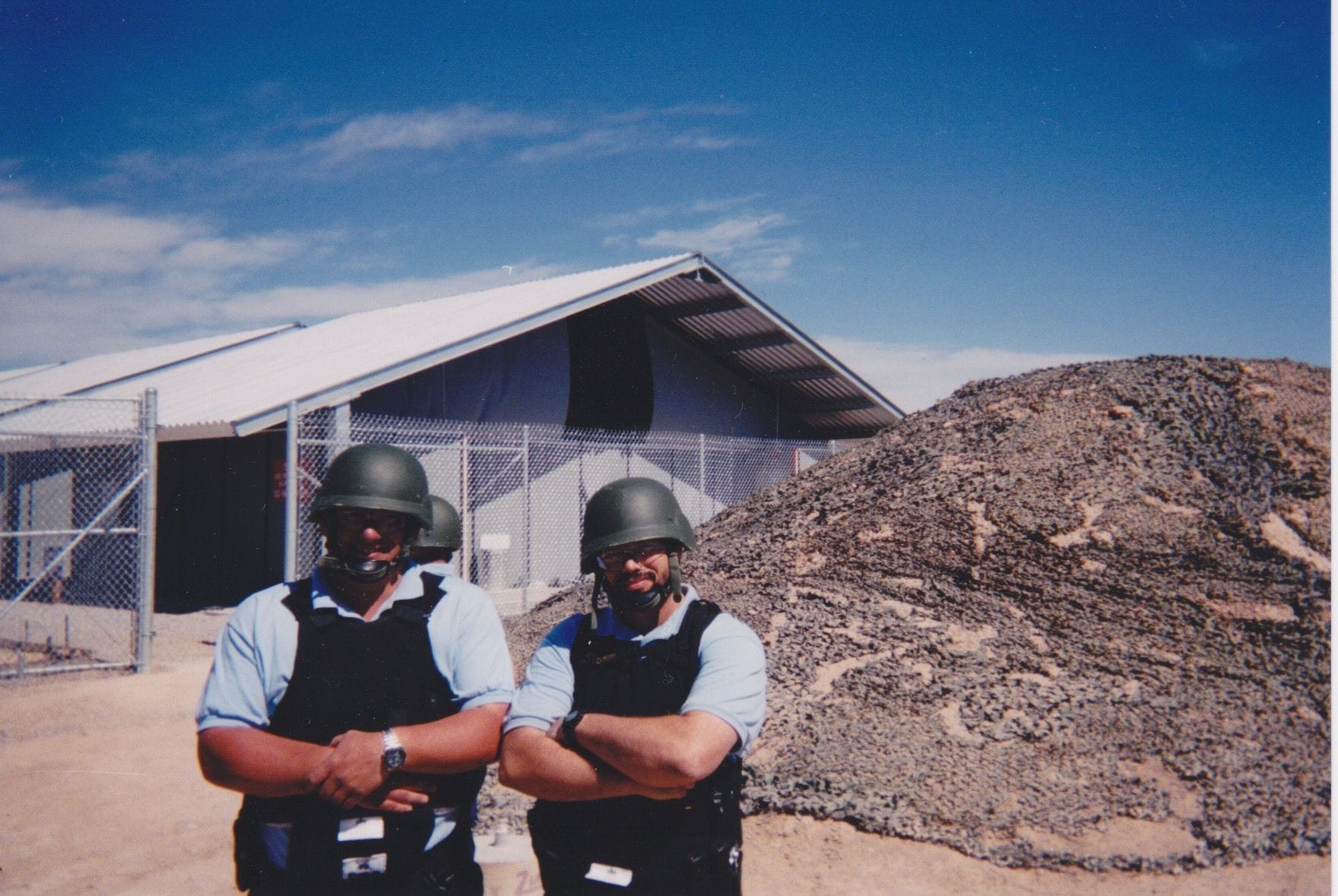 Jim (right) has received the best firearms training the United States has to offer. Here he is at a U.S. Air Marshal Service shoot house for counterterrorism.