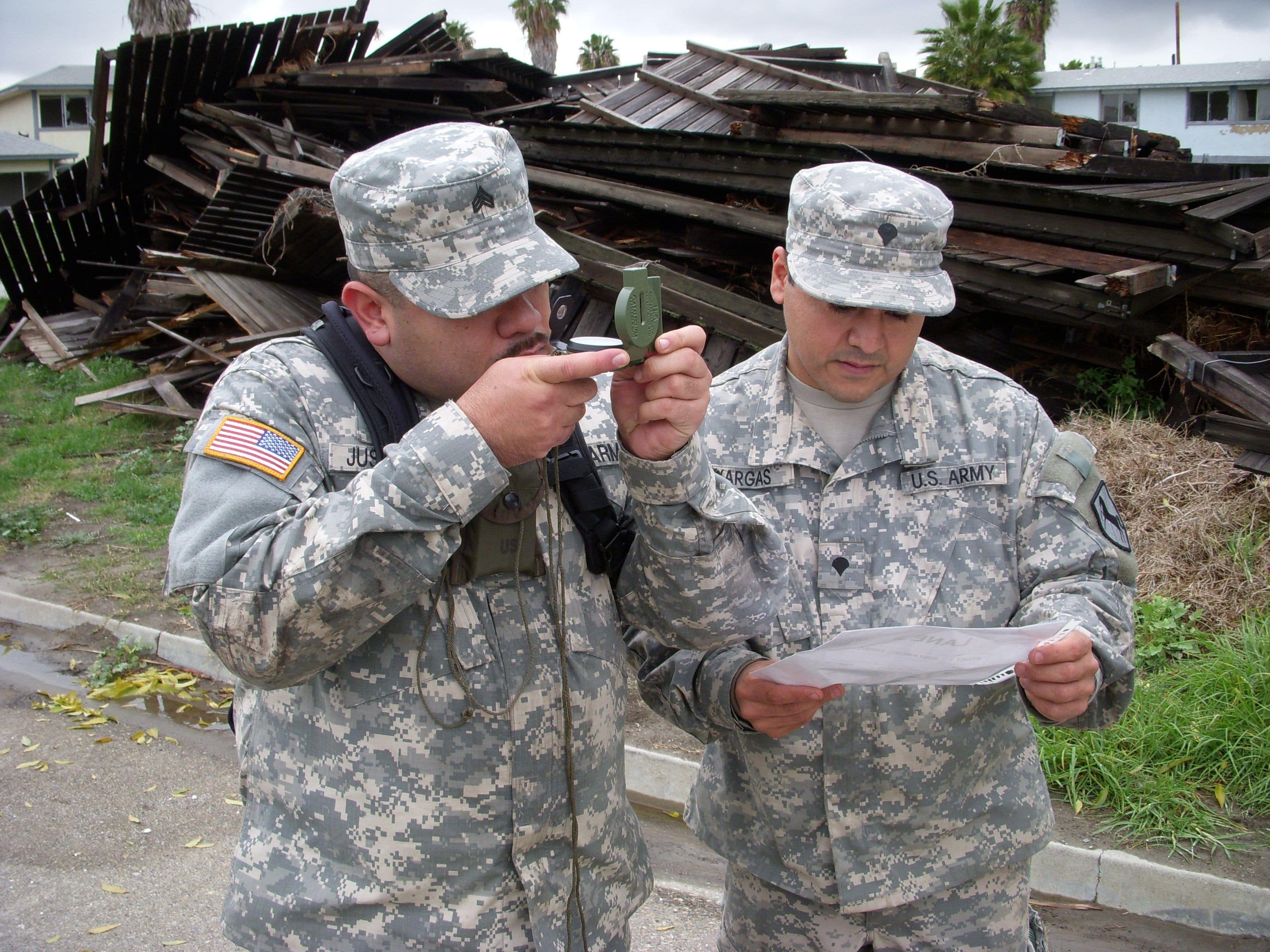 Staff Sergeant not only taught the classroom portion of LAND NAV, but he set up a land navigation course in the Military Operations Urban Terrain area.