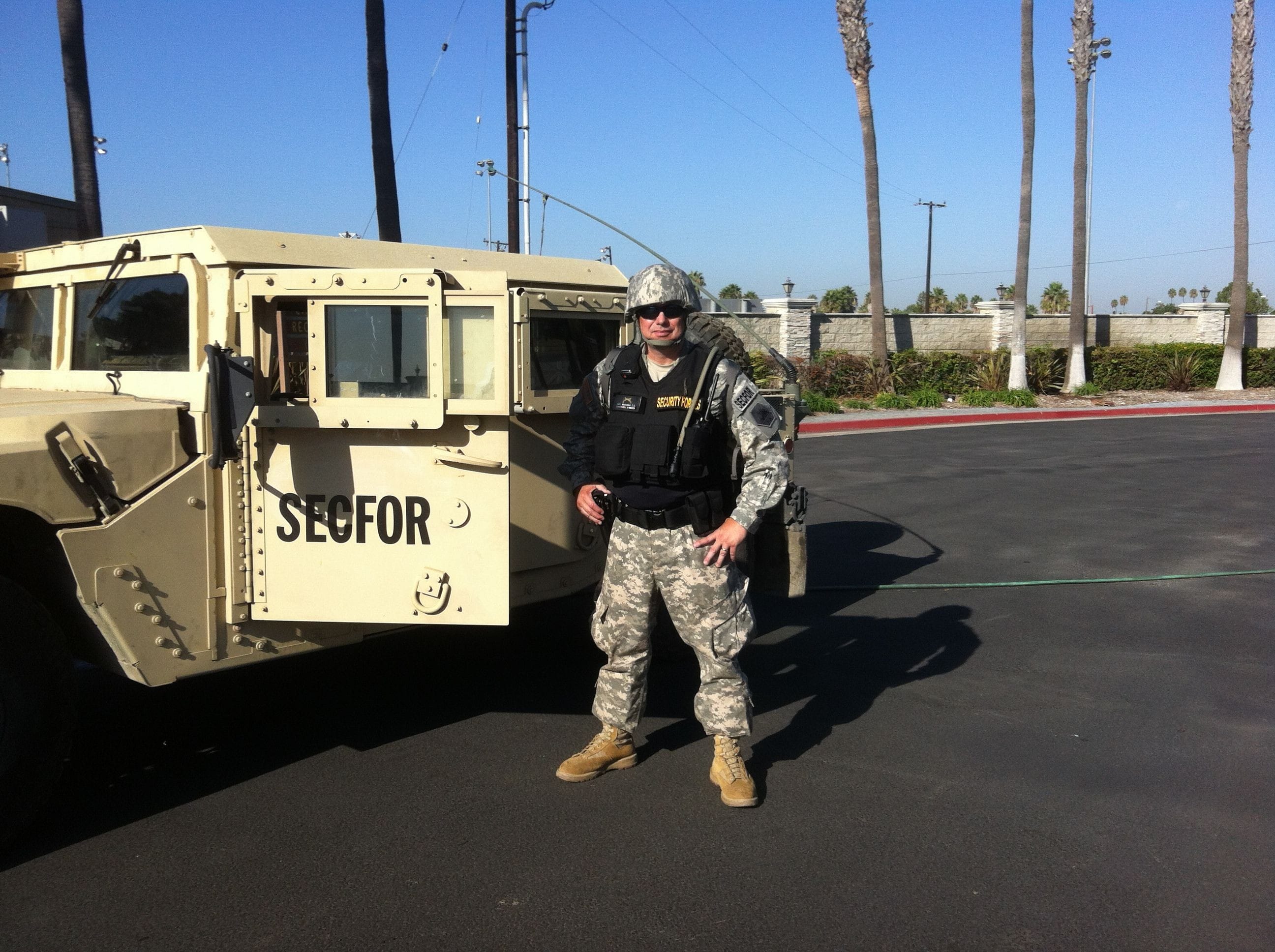 Sergeant First Class Wagner then becomes the Team Leader of the SRT, which is the military version of a civilian SWAT team. Here he is in full "battle rattle."