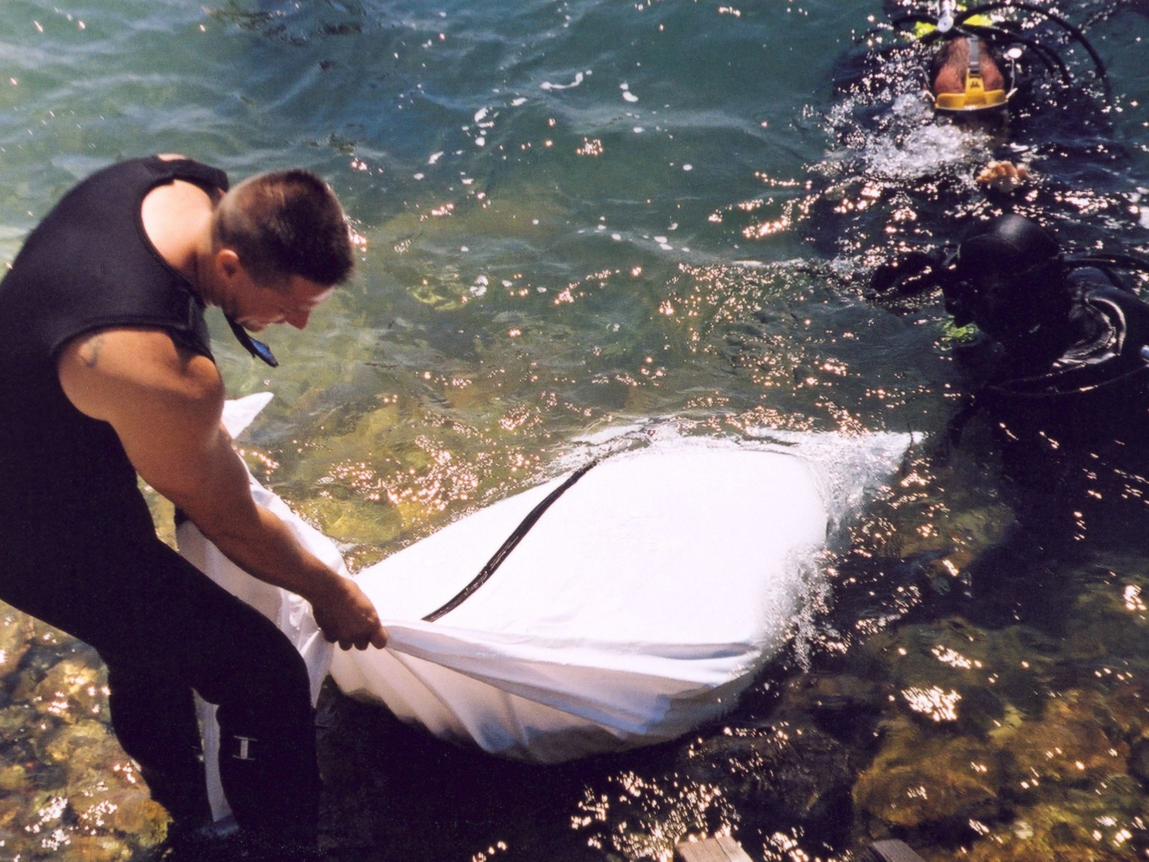 Each year Jim was a tactical instructor for Maritime Operations, and learned from other instructors how to search for victims under water with SCUBA gear.