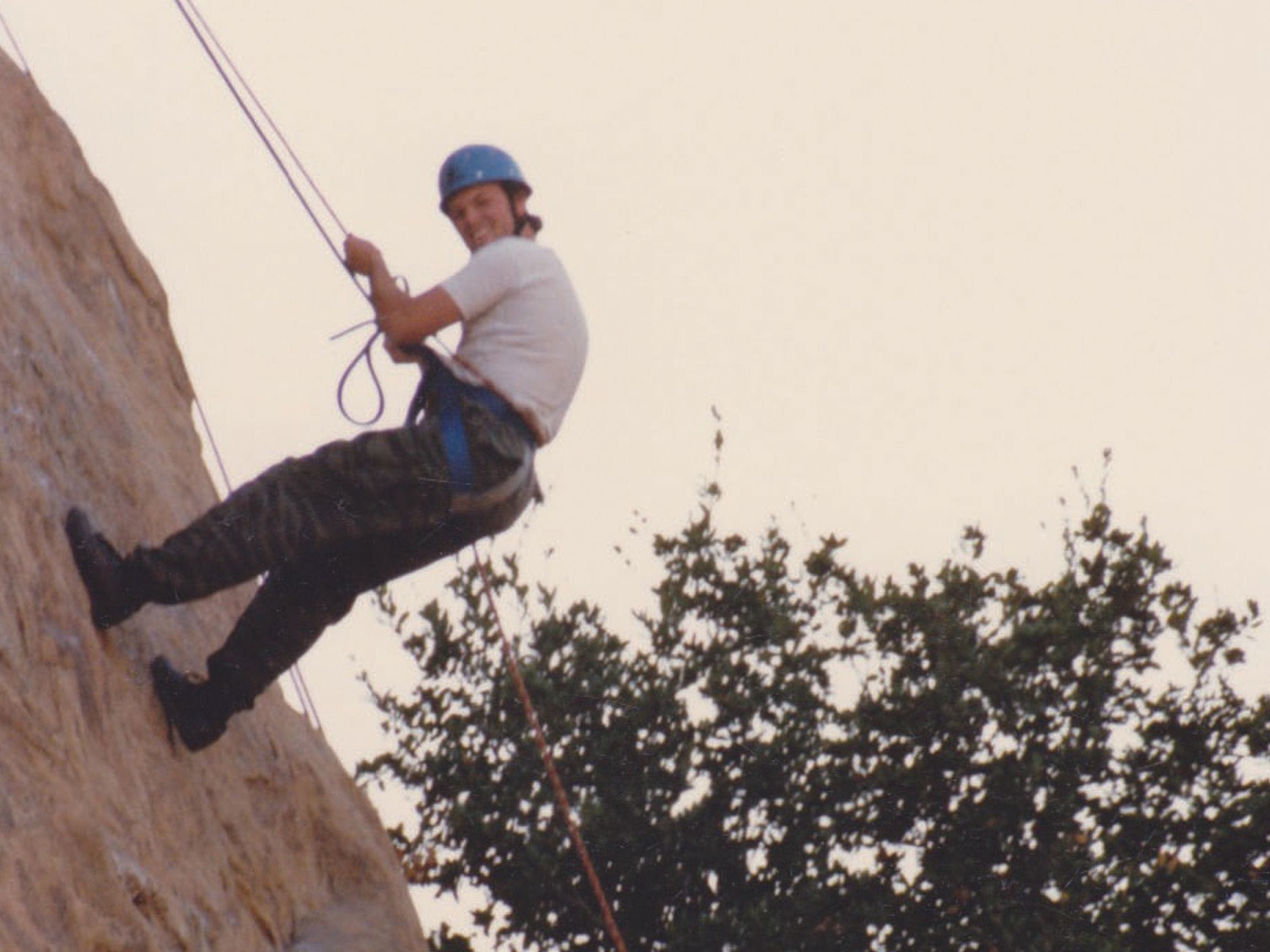 It was one of Jim's self-defense students that introduced him to rock climbing and rappelling that led to joining the Search & Rescue Team.